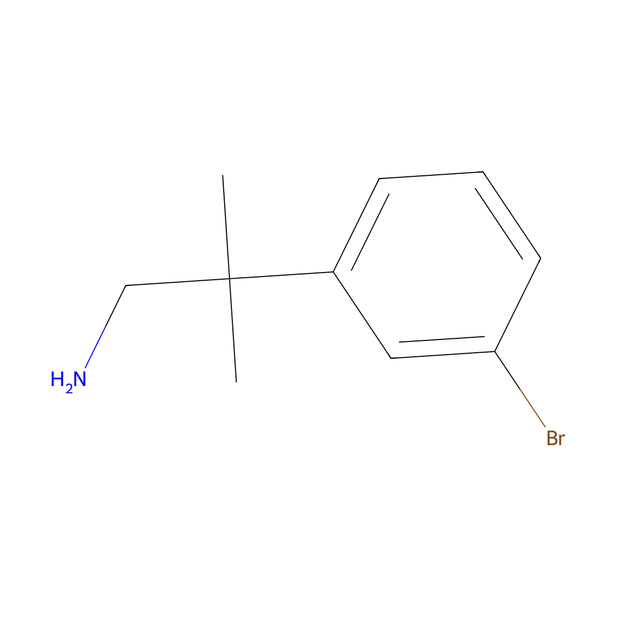 3-Bromo-beta,beta-dimethylbenzeneethanamine molecular structure, CAS 1176667-93-8