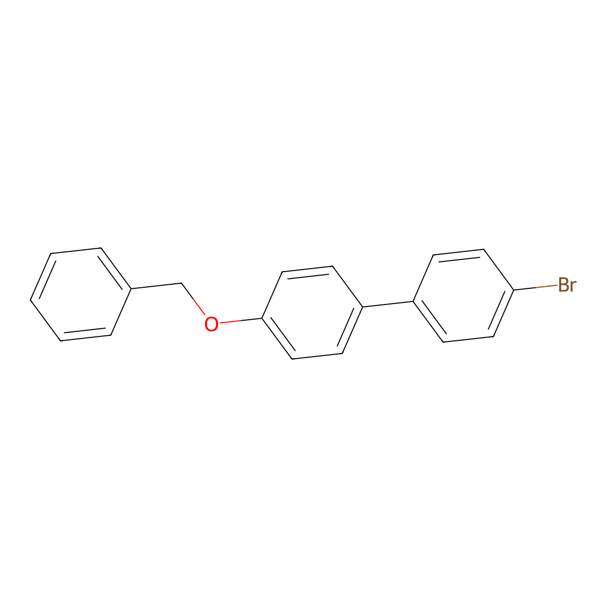 4-(Benzyloxy)-4'-bromo-1,1'-biphenyl molecular structure, CAS 117692-99-6