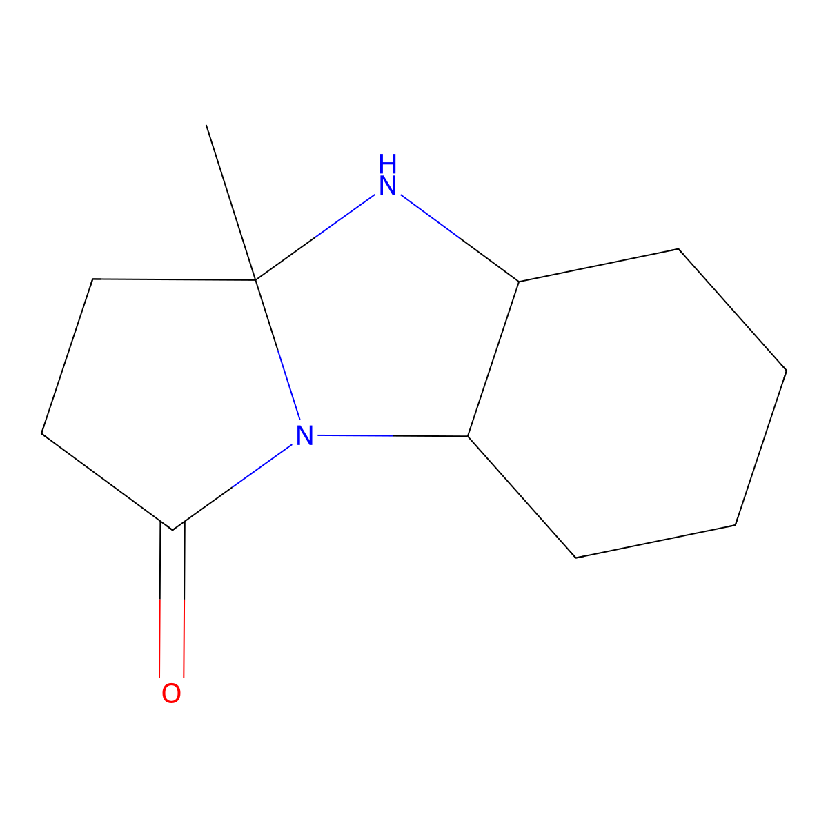 3a-Methyl-decahydro-benzo[d]pyrrolo[1,2-a]-imidazol-1-one molecular structure, CAS 1177113-48-2