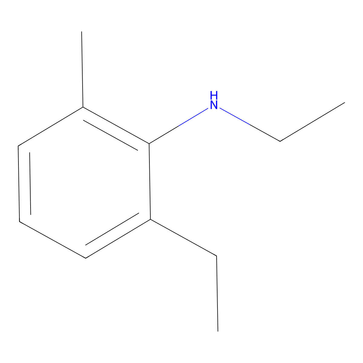 N,2-diethyl-6-methylaniline molecular structure, CAS 1177228-31-7