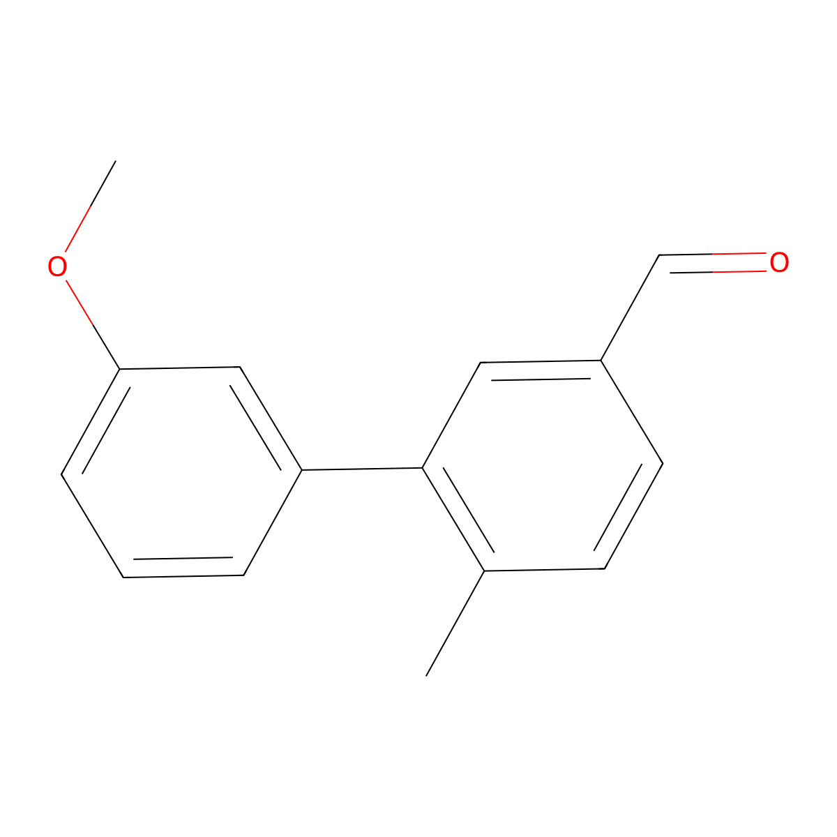 3'-Methoxy-6-methyl[1,1'-biphenyl]-3-carboxaldehyde molecular structure, CAS 1177230-62-4