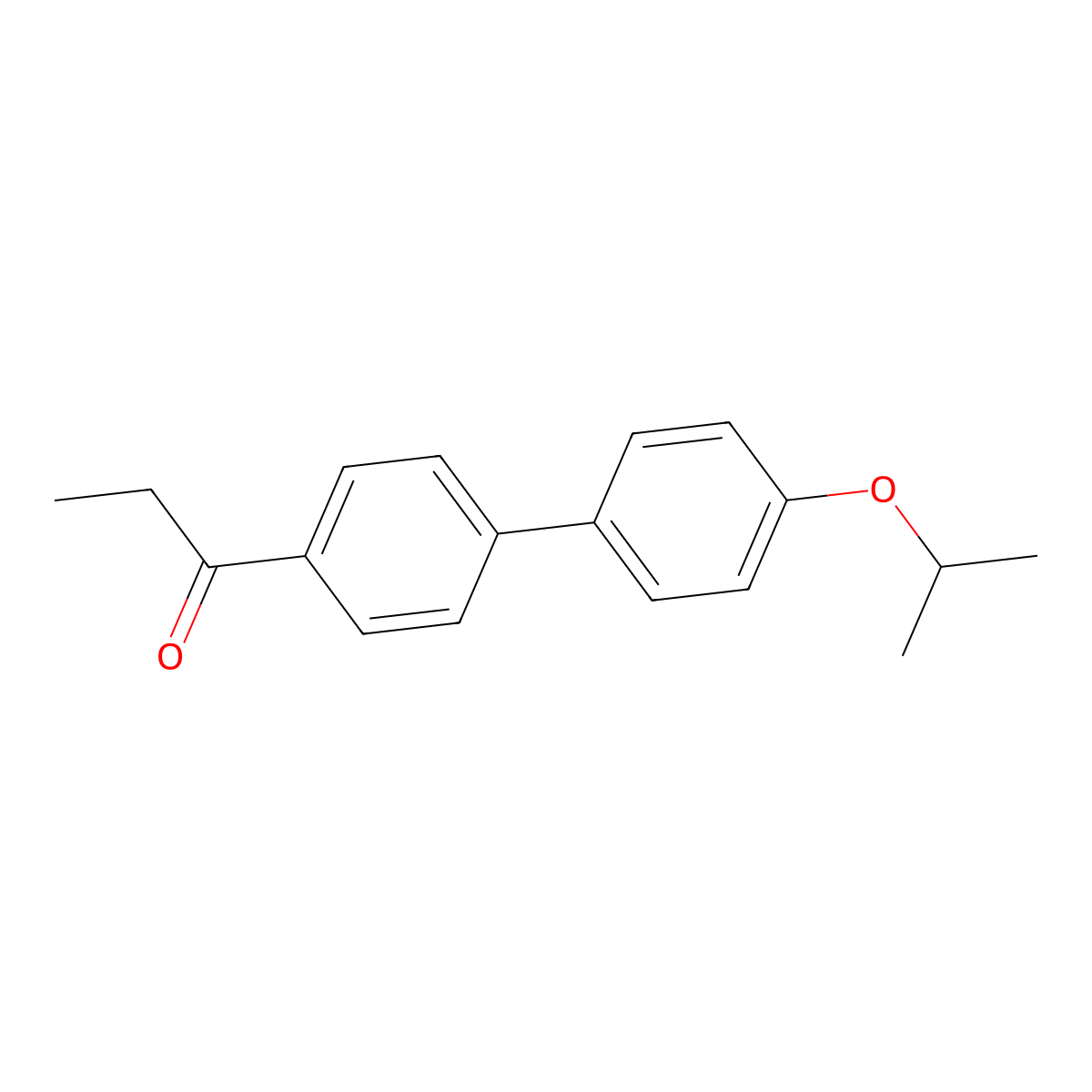 1-(4'-Isopropoxy-[1,1'-biphenyl]-4-yl)propan-1-one molecular structure, CAS 1177230-76-0