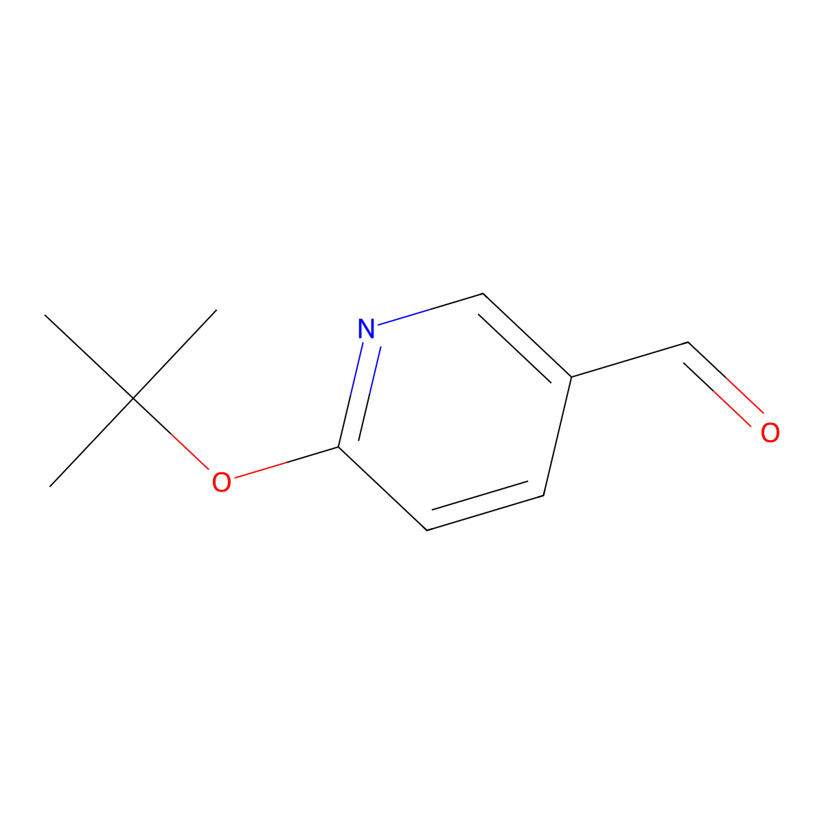6-(Tert-butoxy)pyridine-3-carbaldehyde molecular structure, CAS 1177253-40-5