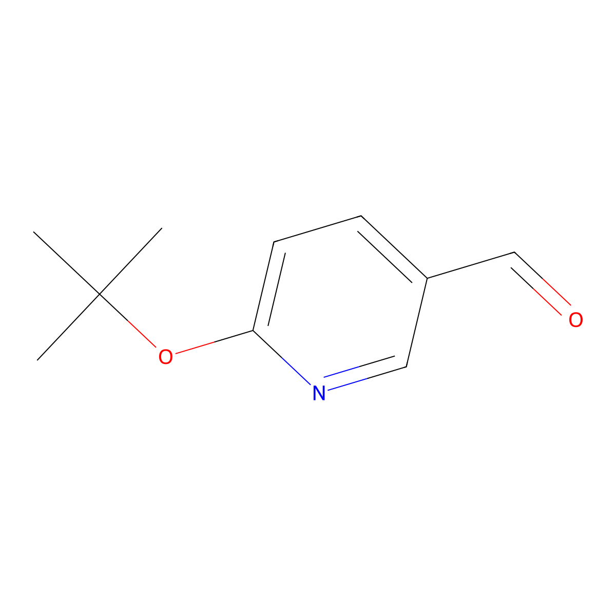 6-(Tert-butoxy)pyridine-3-carbaldehyde molecular structure, CAS 1177253-40-5