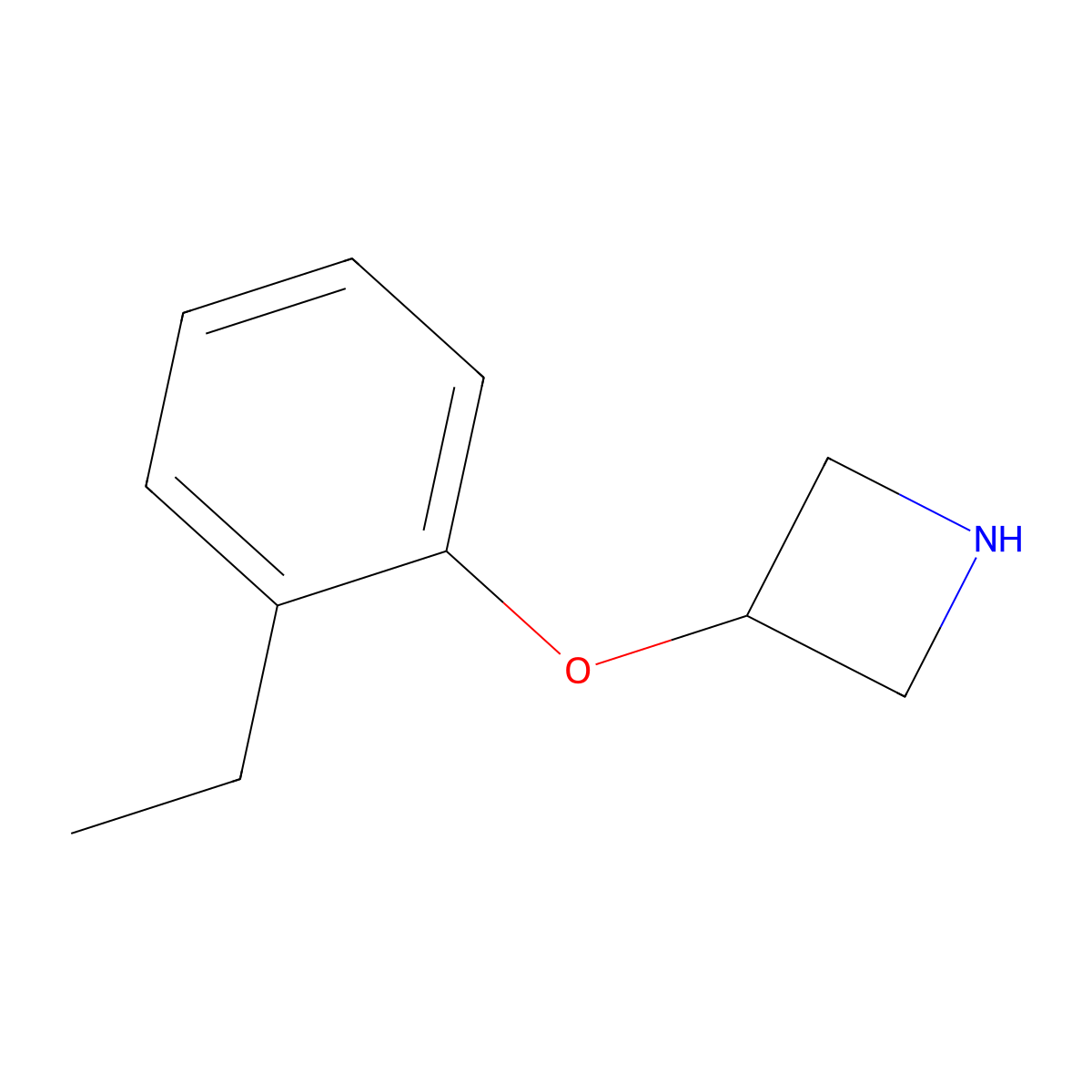 3-(2-Ethylphenoxy)azetidine molecular structure, CAS 1177286-50-8
