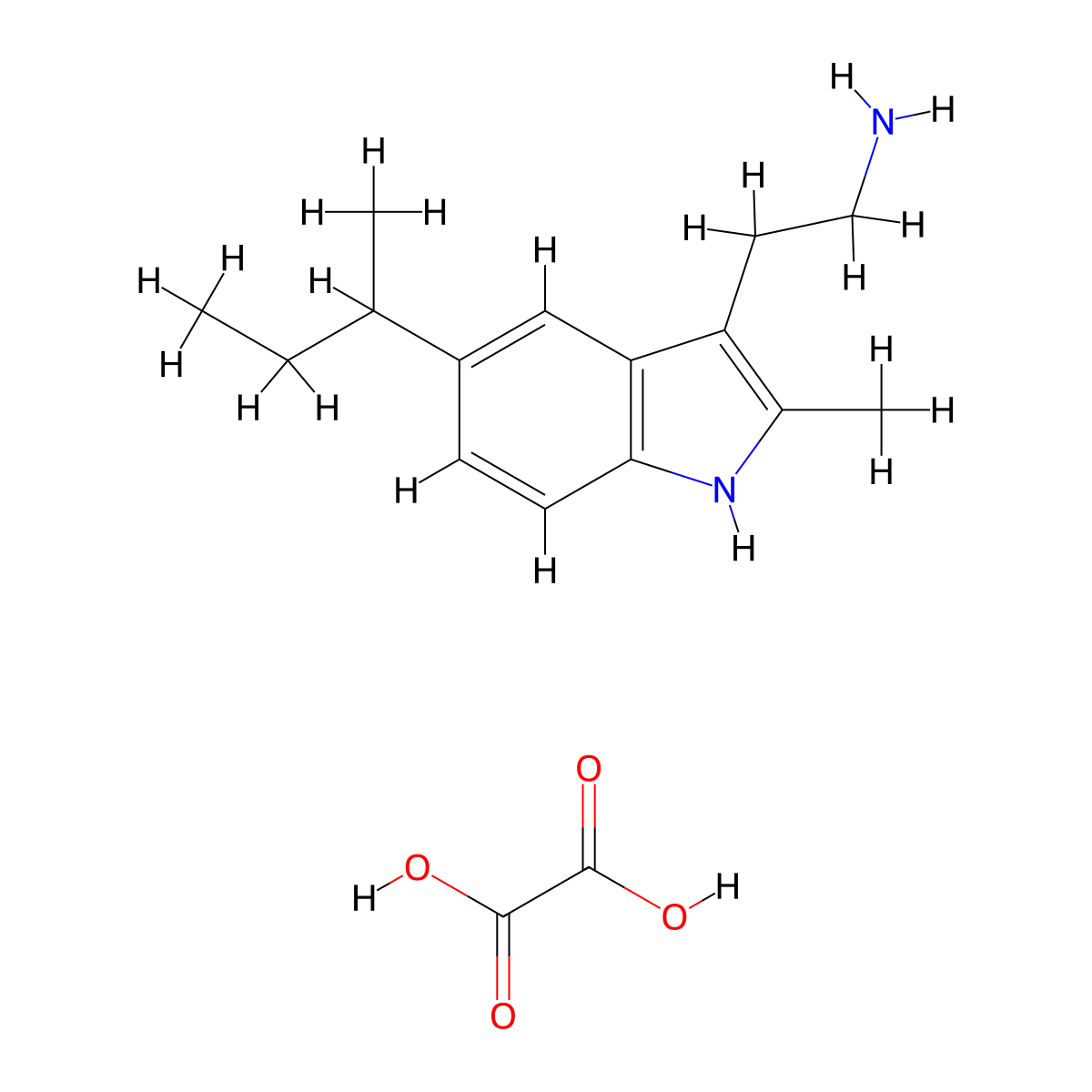 2-(5-Sec-butyl-2-methyl-1H-indol-3-YL)ethanamine oxalate molecular structure, CAS 1177291-14-3
