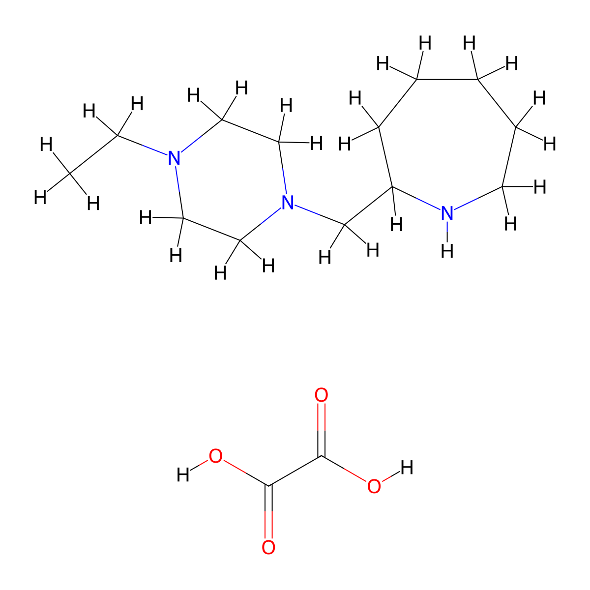 2-[(4-Ethylpiperazin-1-YL)methyl]azepane oxalate molecular structure, CAS 1177325-15-3