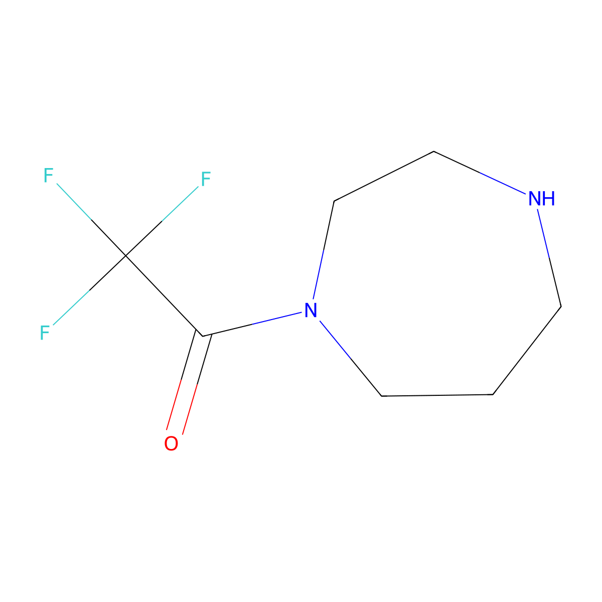 1-(Trifluoroacetyl)-1,4-diazepane molecular structure, CAS 1177329-26-8