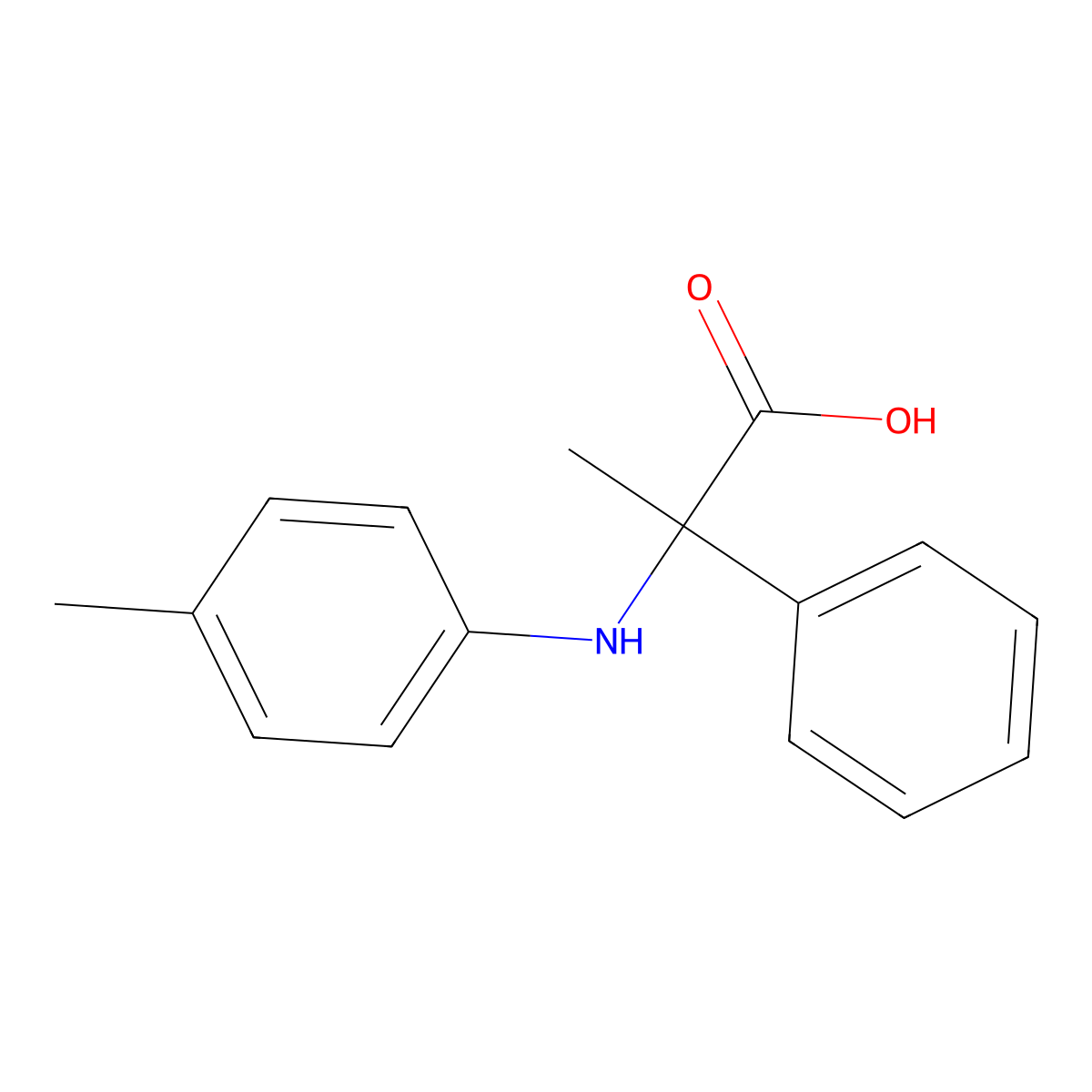 N-(4-methylphenyl)-2-phenylalanine molecular structure, CAS 1177343-49-5