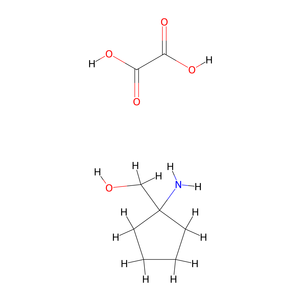 (1-Aminocyclopentyl)methanol oxalate molecular structure, CAS 1177354-53-8
