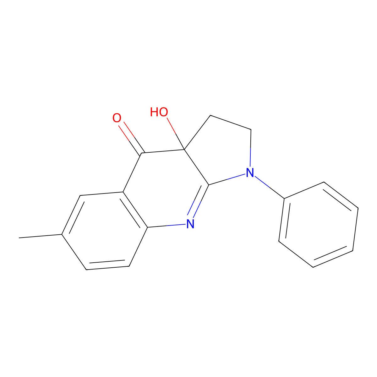 (+)-Blebbistatin molecular structure, CAS 1177356-70-5
