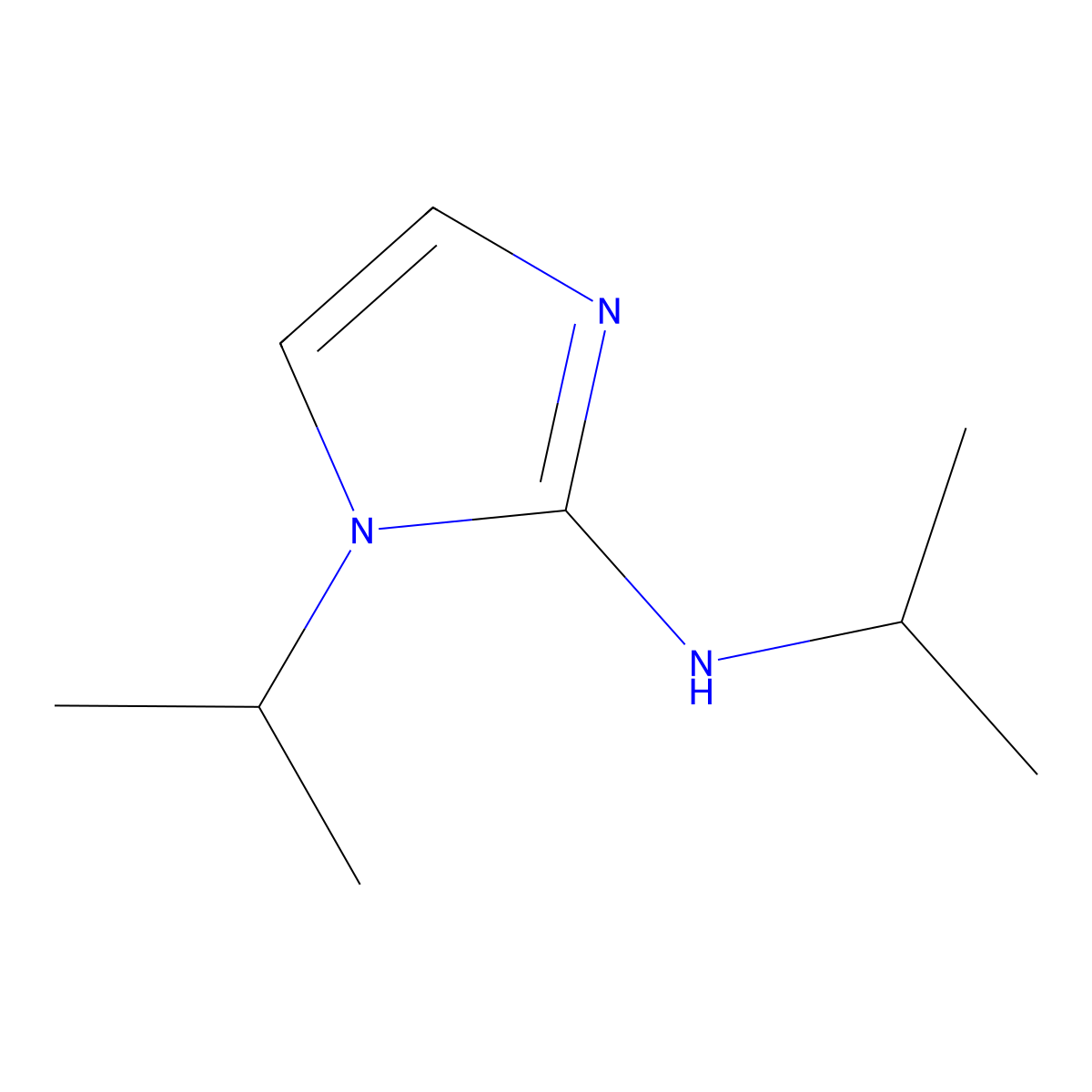 N,1-diisopropyl-1H-imidazol-2-amine molecular structure, CAS 1177362-25-2