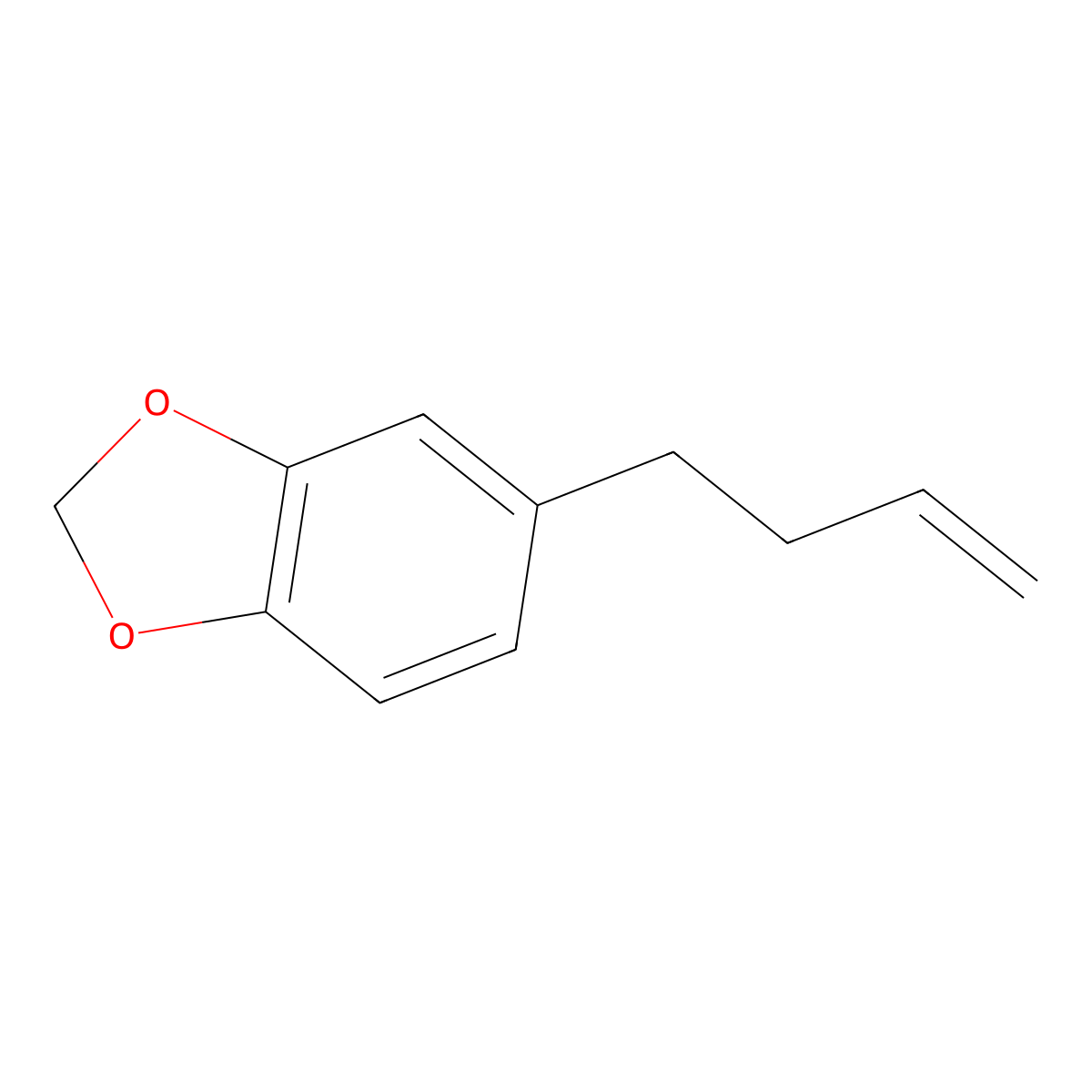 5-(But-3-en-1-yl)-2H-1,3-benzodioxole molecular structure, CAS 117749-13-0