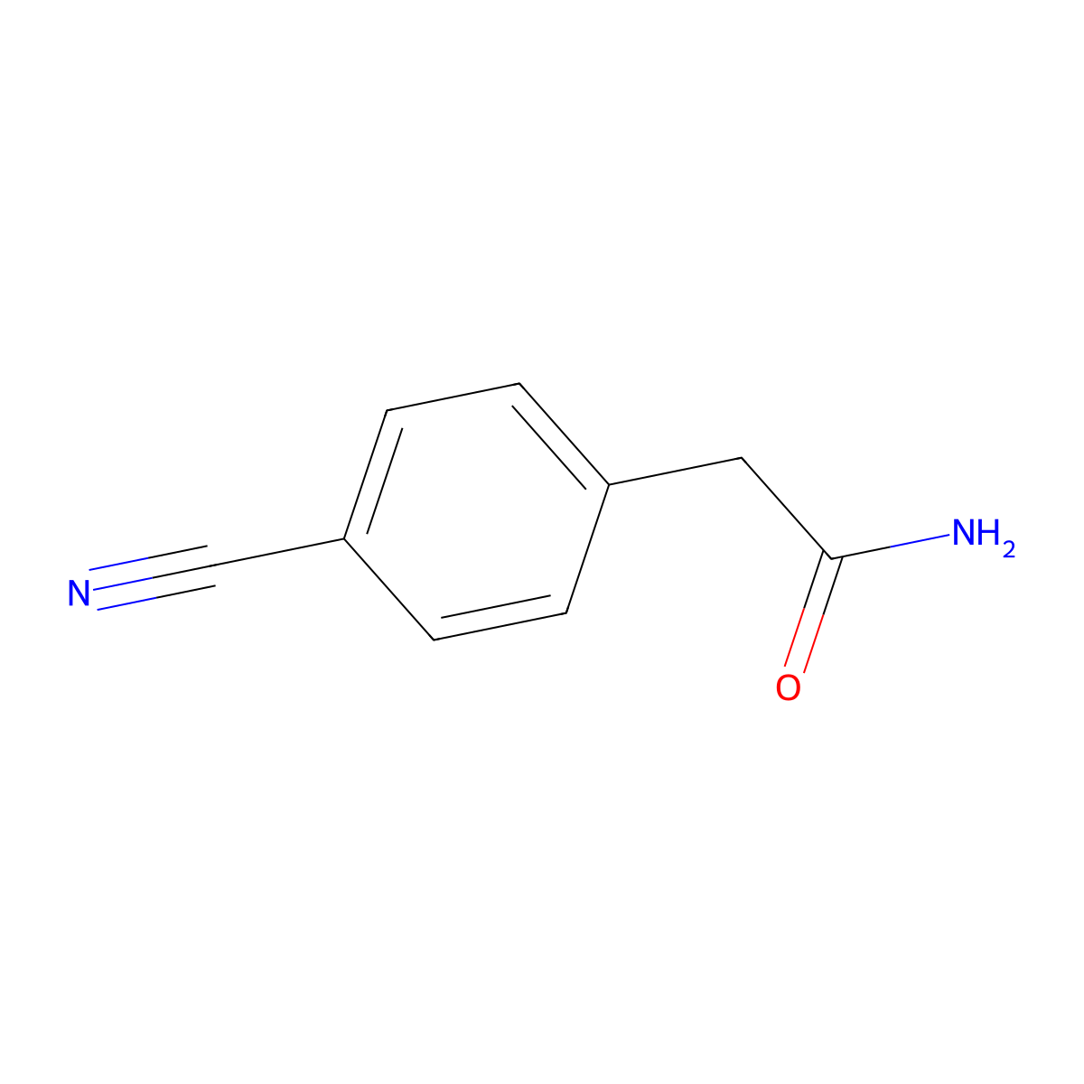 2-(4-Cyanophenyl)acetamide molecular structure, CAS 117753-06-7