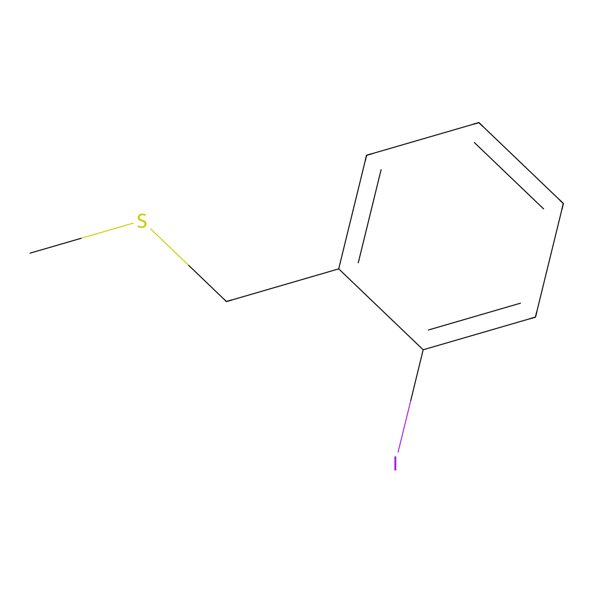 1-Iodo-2-[(methylthio)methyl]-benzene molecular structure, CAS 117760-02-8