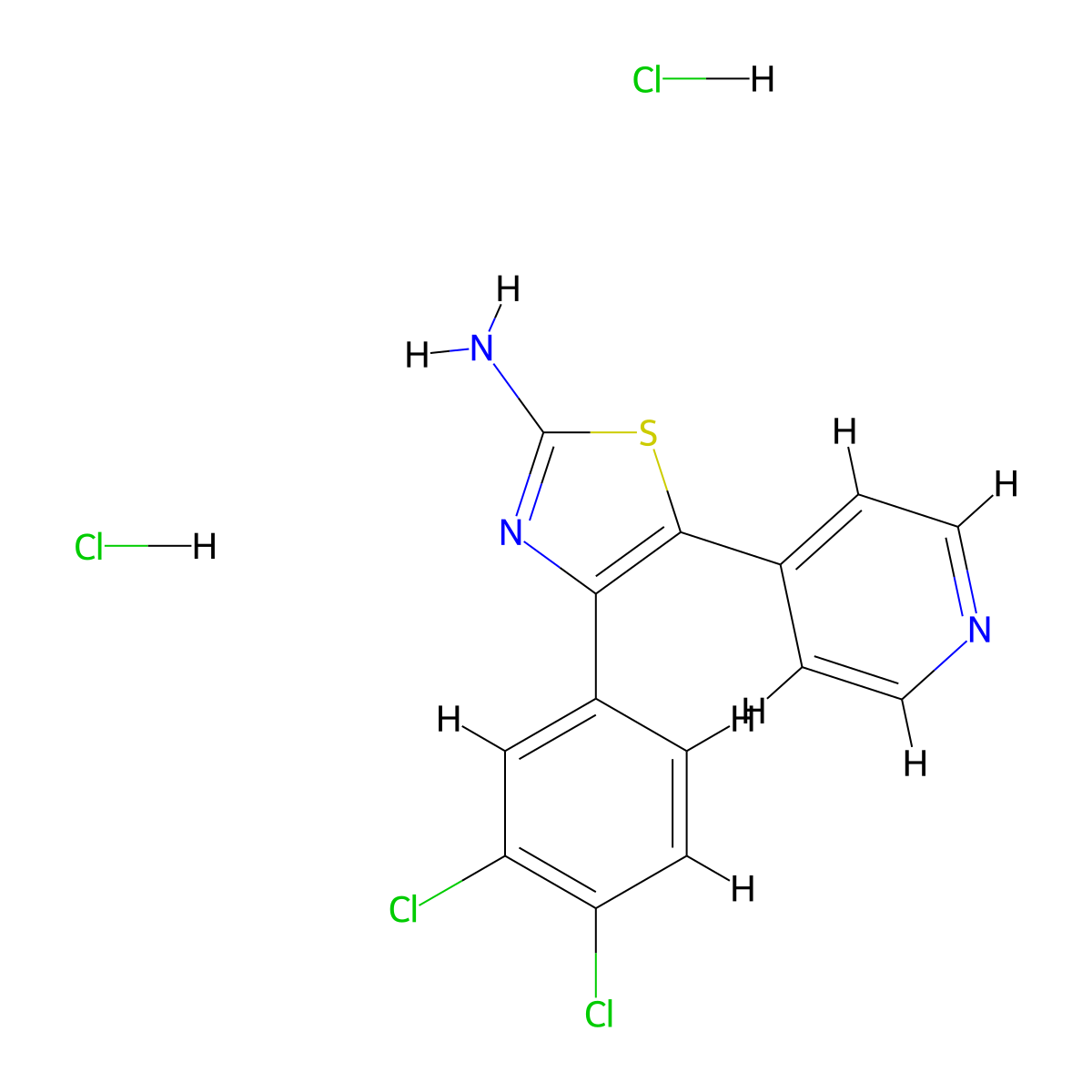 Cgh 2466 dihydrochloride molecular structure, CAS 1177618-54-0