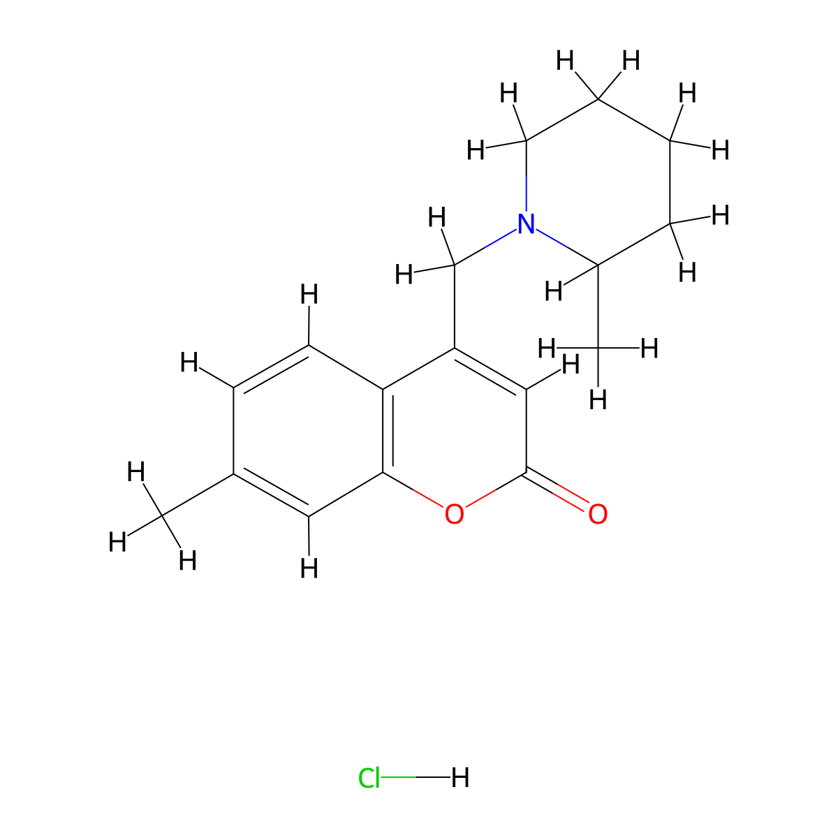 7-methyl-4-((2-methylpiperidin-1-yl)methyl)-2H-chromen-2-one hydrochloride molecular structure, CAS 1177689-80-3