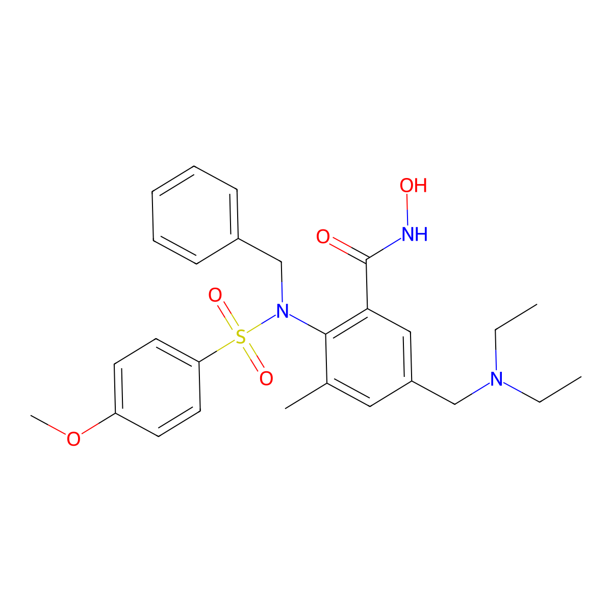 MMP9 inhibitor I molecular structure, CAS 1177749-58-4