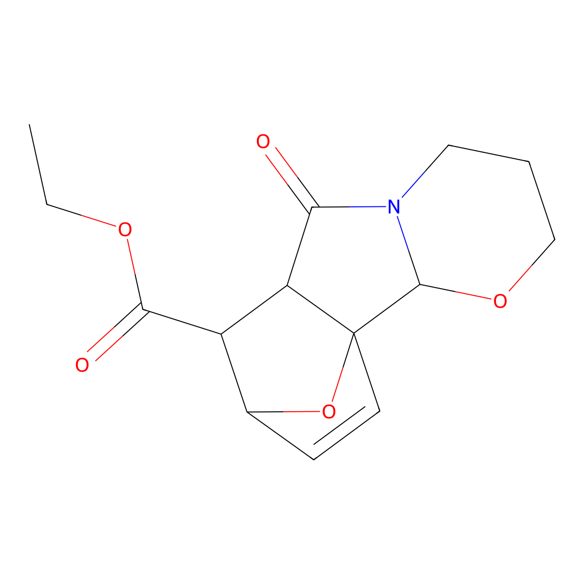 ethyl 6-oxo-3,4,6,6a,7,8-hexahydro-2H-8,10a-epoxy[1,3]oxazino[2,3-a]isoindole-7(10bH)-carboxylate molecular structure, CAS 1177804-81-7