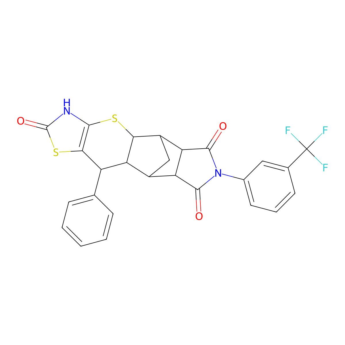 C26H19F3N2O3S2 molecular structure, CAS 1177838-05-9