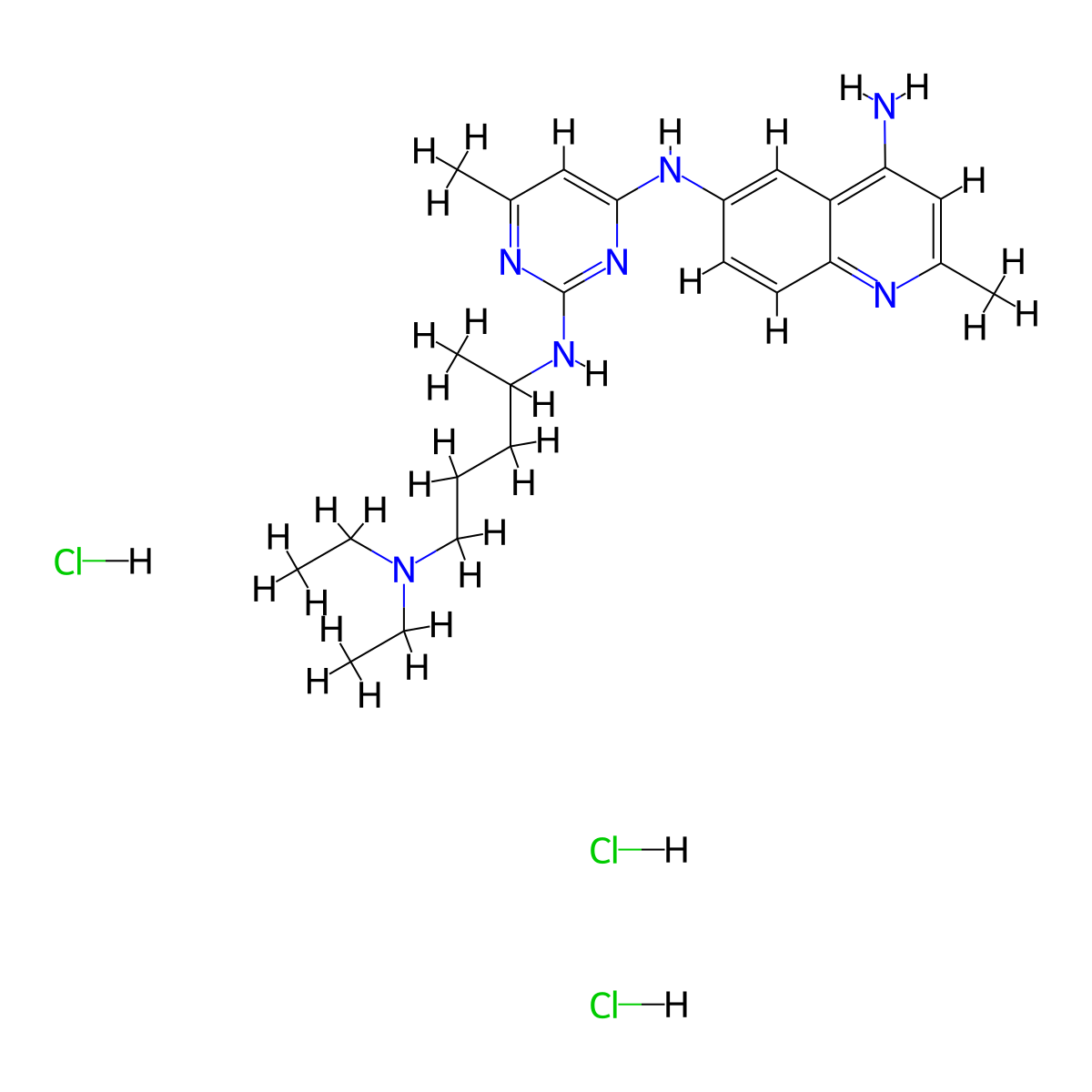NSC 23766 trihydrochloride molecular structure, CAS 1177865-17-6