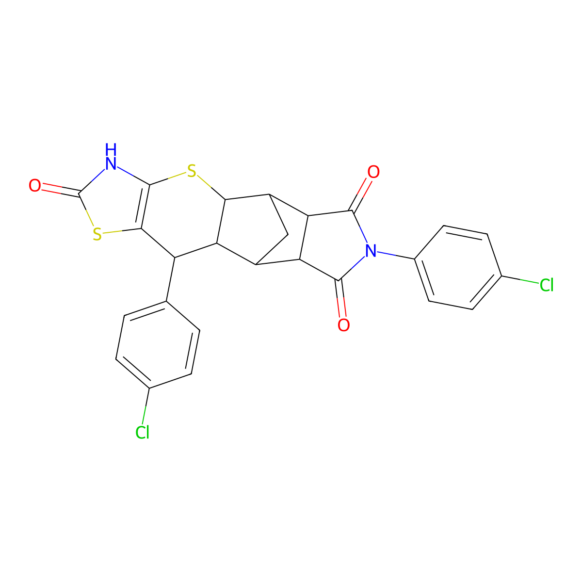 C25H18Cl2N2O3S2 molecular structure, CAS 1177915-37-5