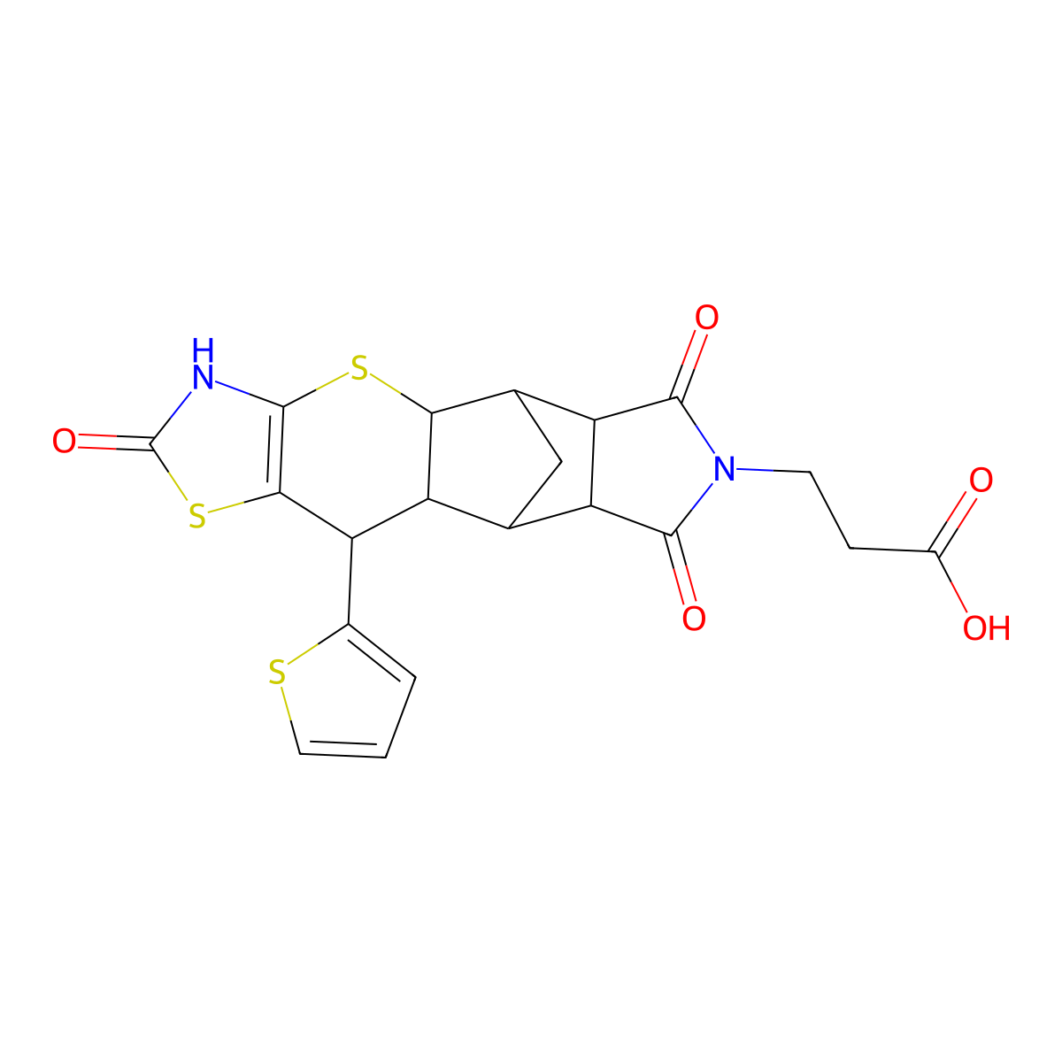 C20H18N2O5S3 molecular structure, CAS 1177931-62-2