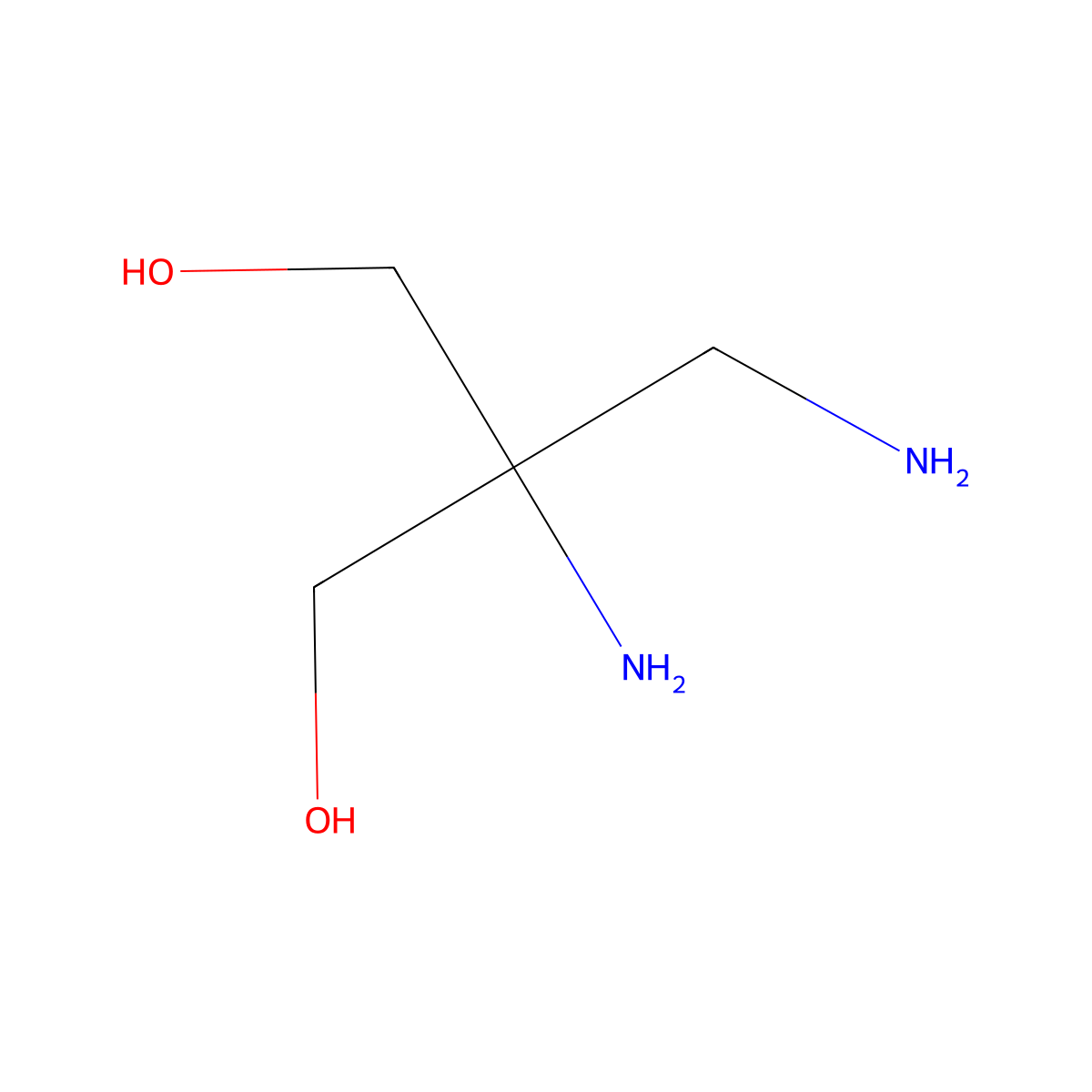 2-Amino-2-(aminomethyl)propane-1,3-diol molecular structure, CAS 1177992-22-1