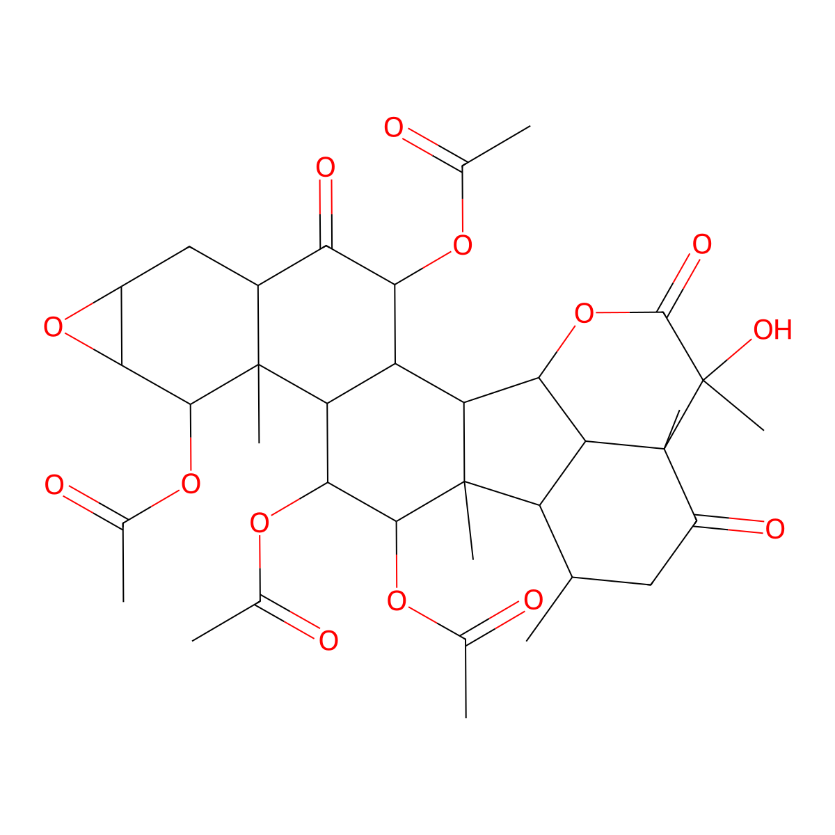 Taccalonolide C molecular structure, CAS 117803-96-0