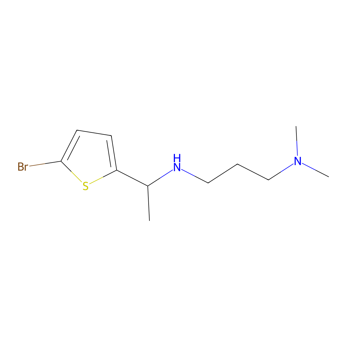 [1-(5-Bromothiophen-2-yl)ethyl][3-(dimethylamino)propyl]amine molecular structure, CAS 1178164-26-5