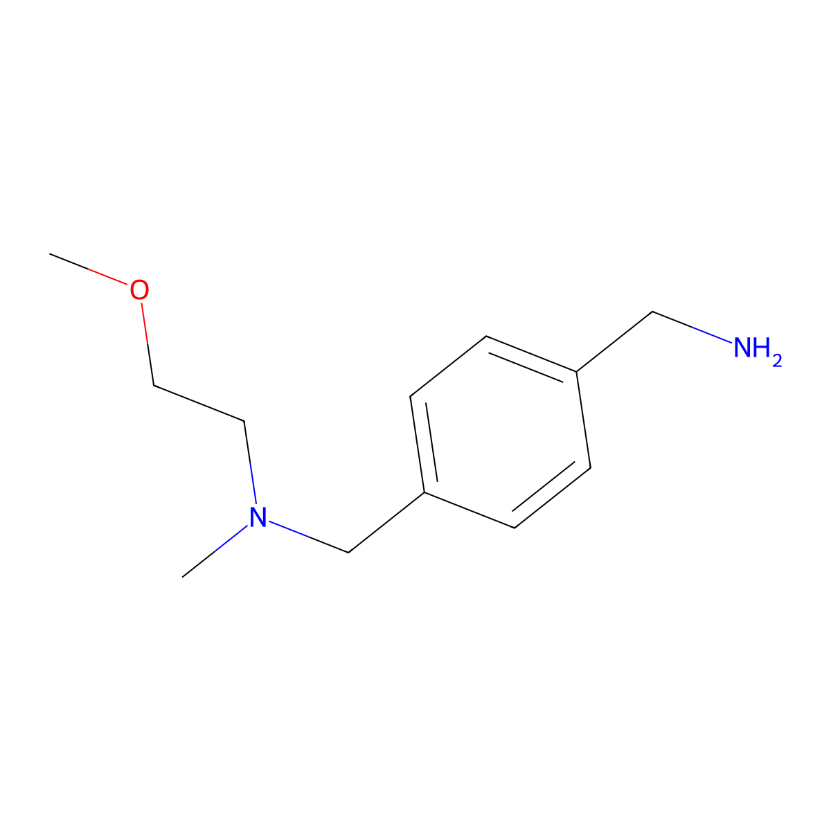 N-(4-(aminomethyl)benzyl)-2-methoxy-N-methylethan-1-amine molecular structure, CAS 1178203-33-2