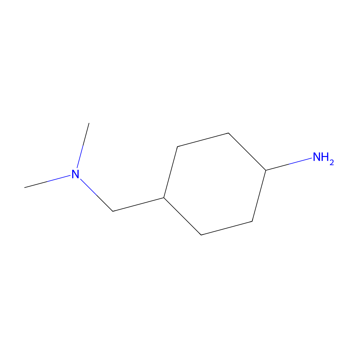 4-Dimethylaminomethyl-cyclohexylamine molecular structure, CAS 1178252-93-1