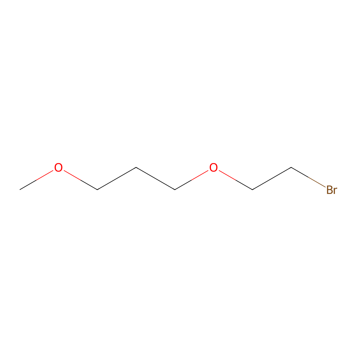 1-(2-Bromoethoxy)-3-methoxypropane molecular structure, CAS 1178260-37-1