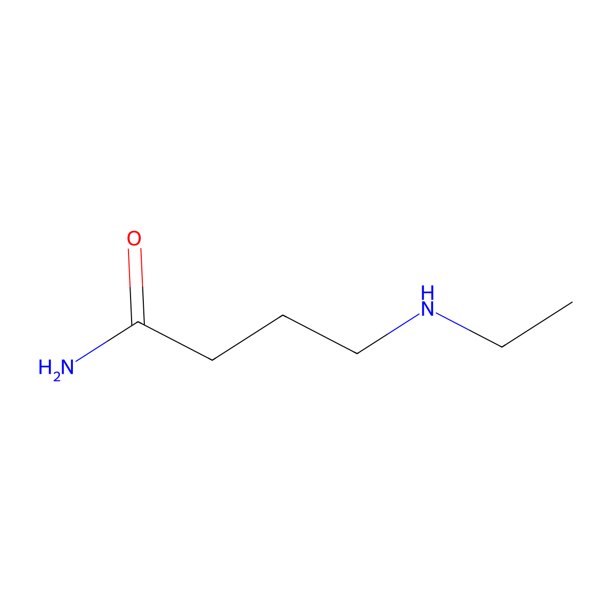 4-(Ethylamino)butanamide molecular structure, CAS 1178298-73-1