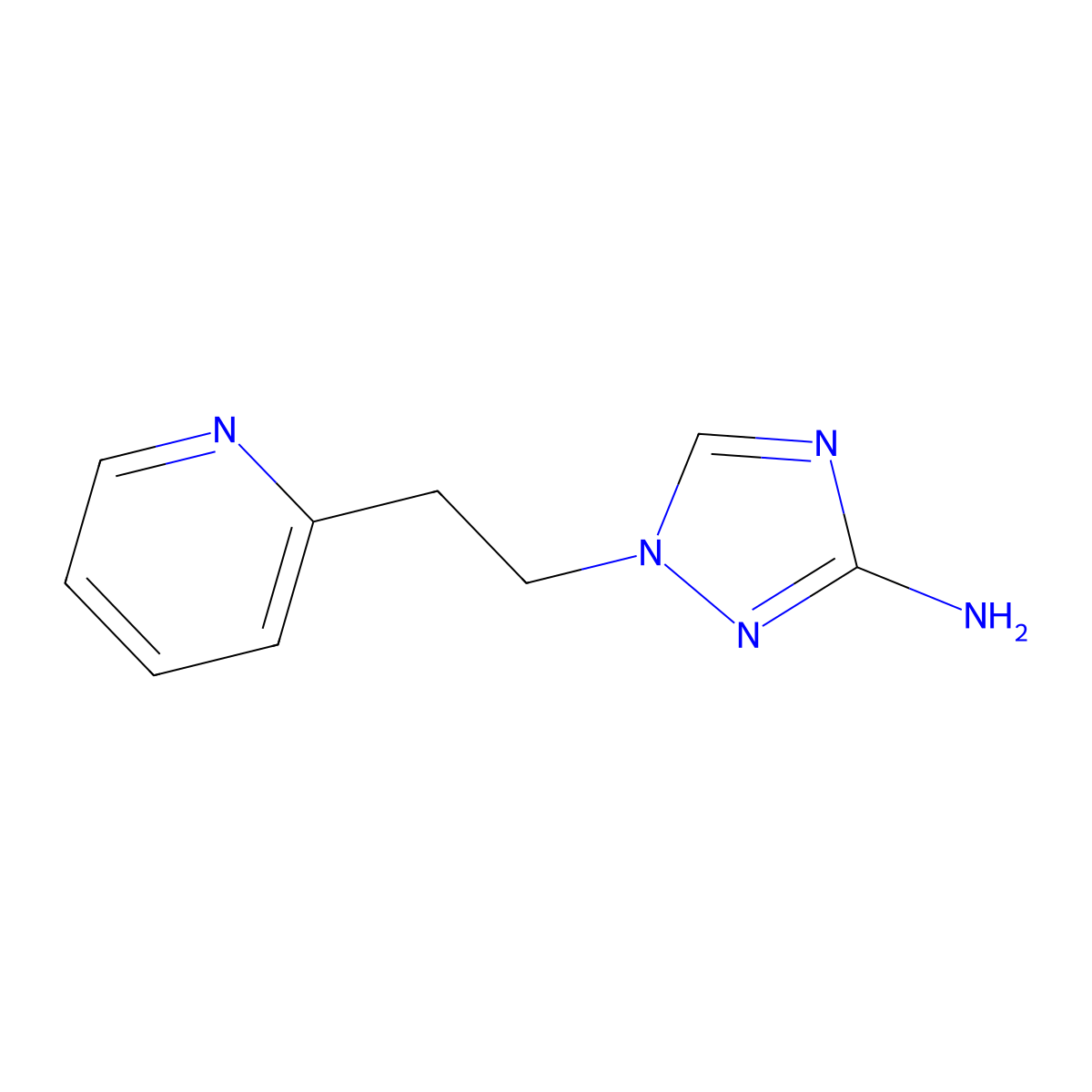 1-[2-(Pyridin-2-YL)ethyl]-1H-1,2,4-triazol-3-amine molecular structure, CAS 1178362-55-4