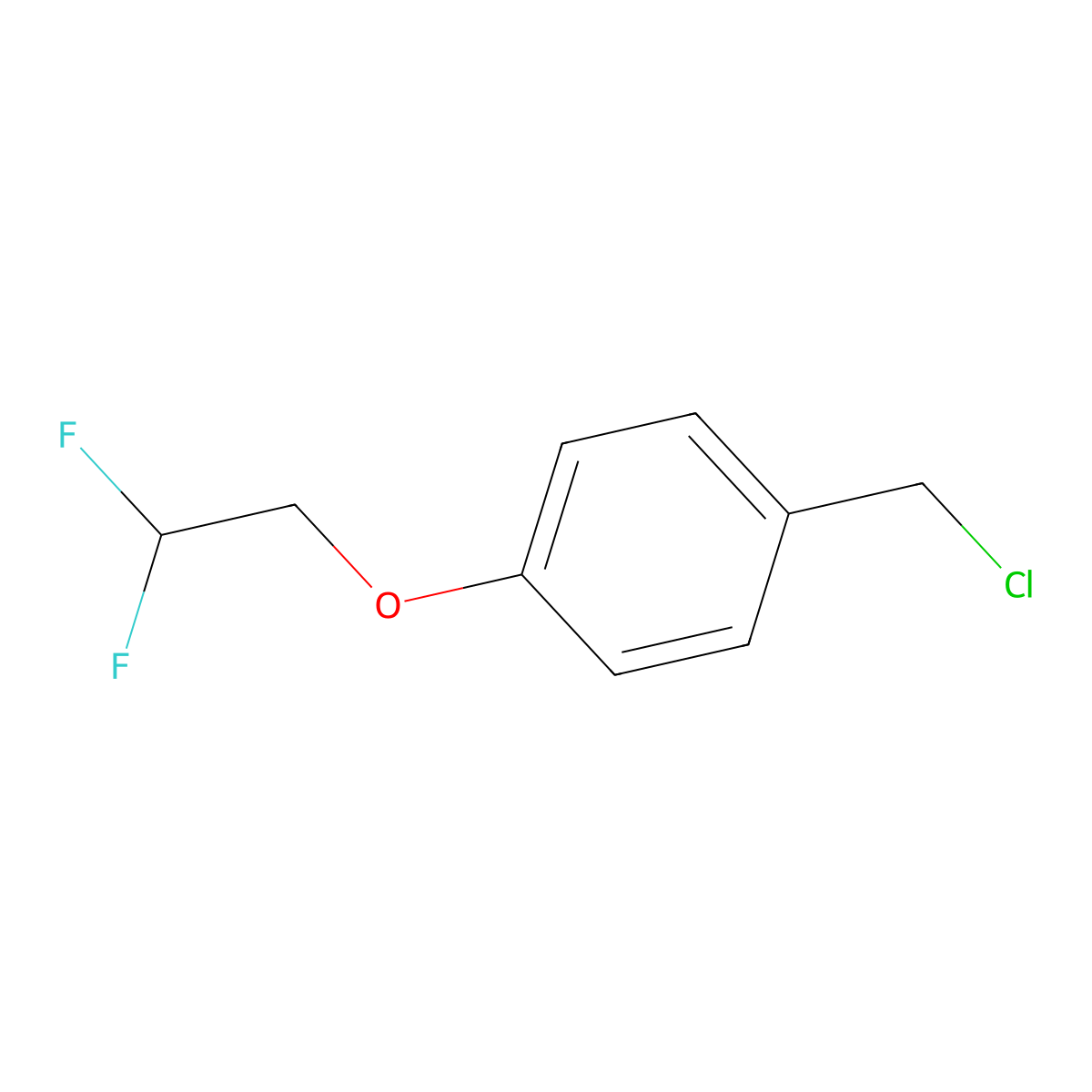 1-(Chloromethyl)-4-(2,2-difluoroethoxy)benzene molecular structure, CAS 1178393-11-7