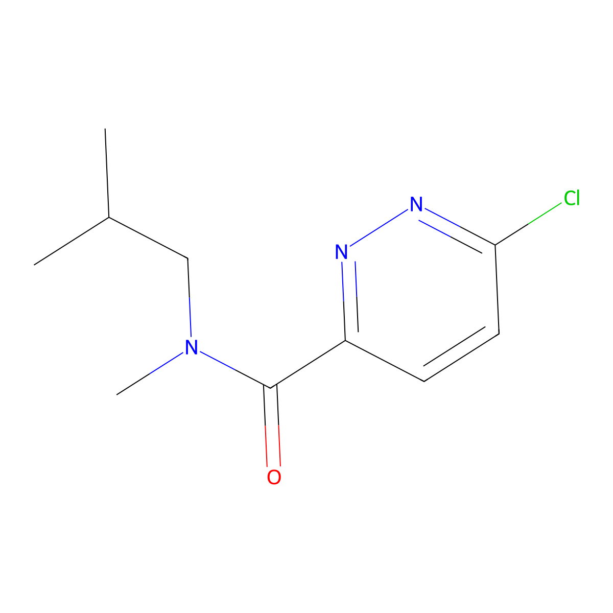 6-Chloro-N-isobutyl-N-methylpyridazine-3-carboxamide molecular structure, CAS 1178393-46-8
