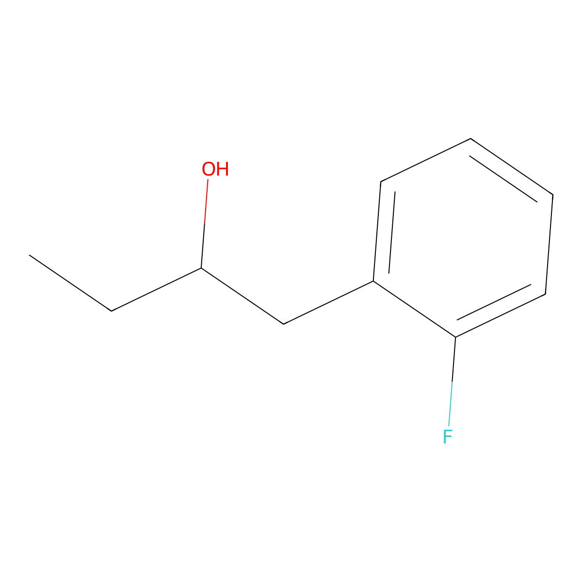 1-(2-Fluorophenyl)butan-2-ol molecular structure, CAS 1178426-45-3