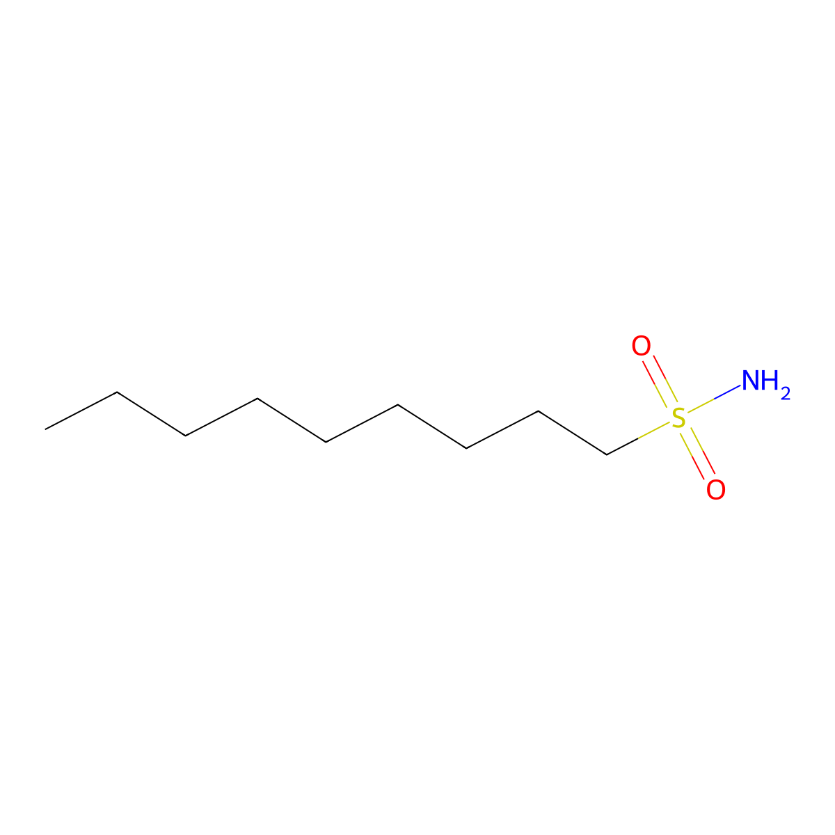 Nonane-1-sulfonamide molecular structure, CAS 1178451-79-0