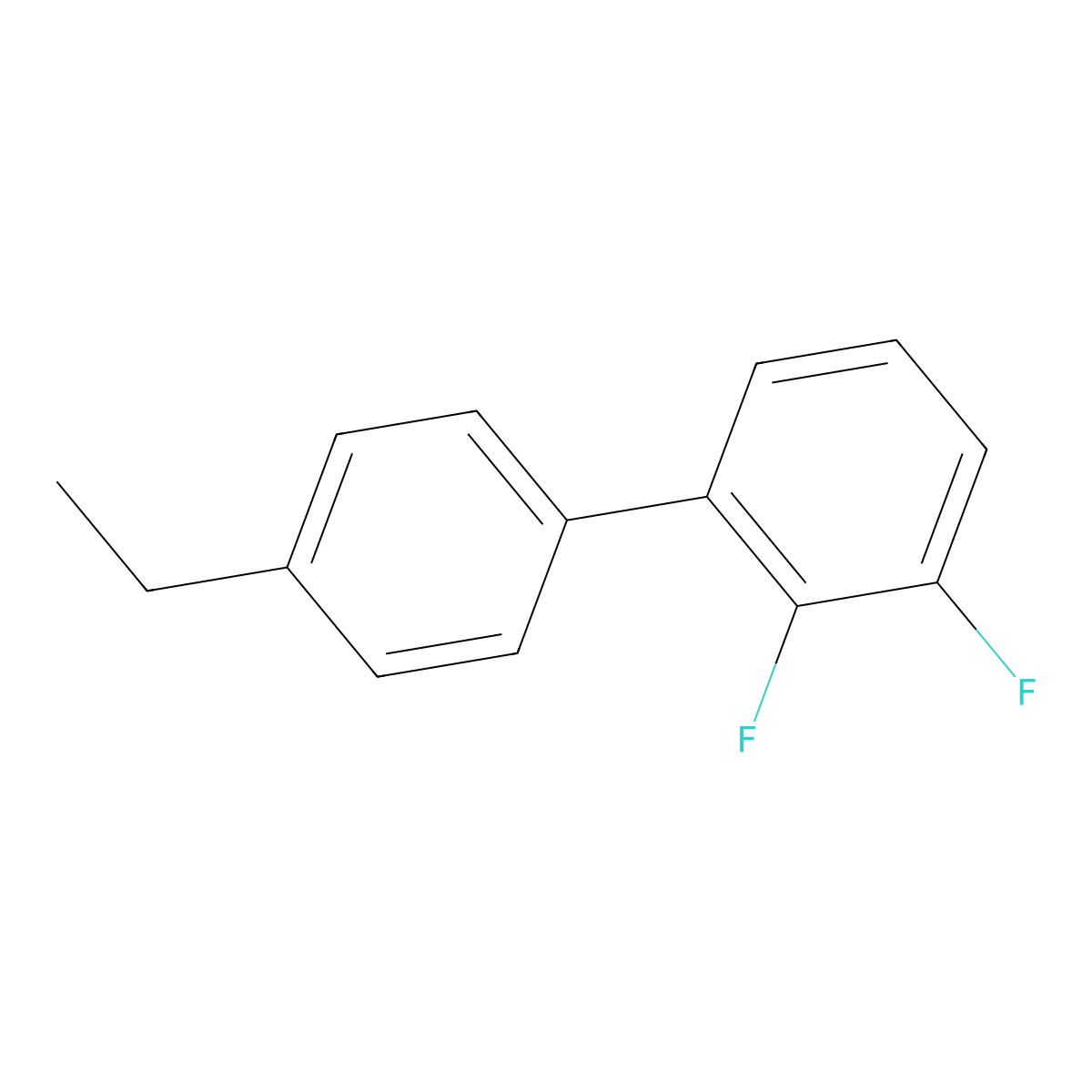 3-(4-Ethylphenyl)-1,2-difluorobenzene molecular structure, CAS 1178550-13-4