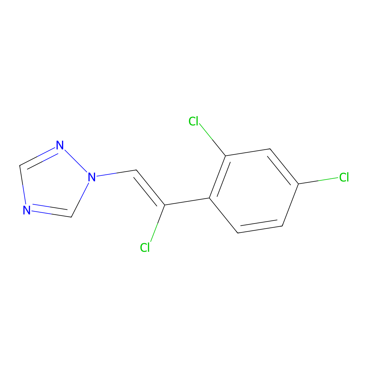 Loreclezole molecular structure, CAS 117857-45-1