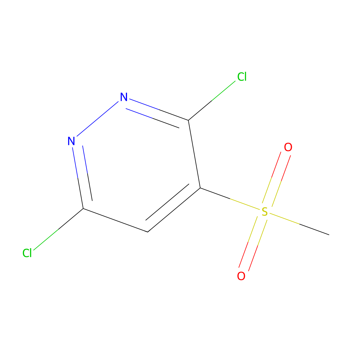 3,6-Dichloro-4-methanesulfonylpyridazine molecular structure, CAS 1178584-05-8