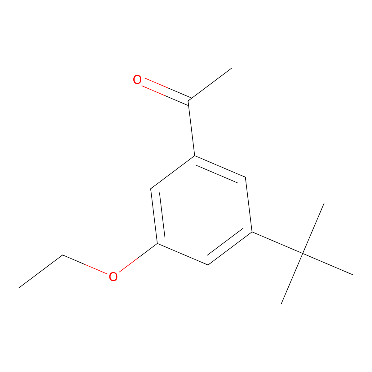 1-[3-(1,1-Dimethylethyl)-5-ethoxyphenyl]ethanone molecular structure, CAS 1178584-63-8