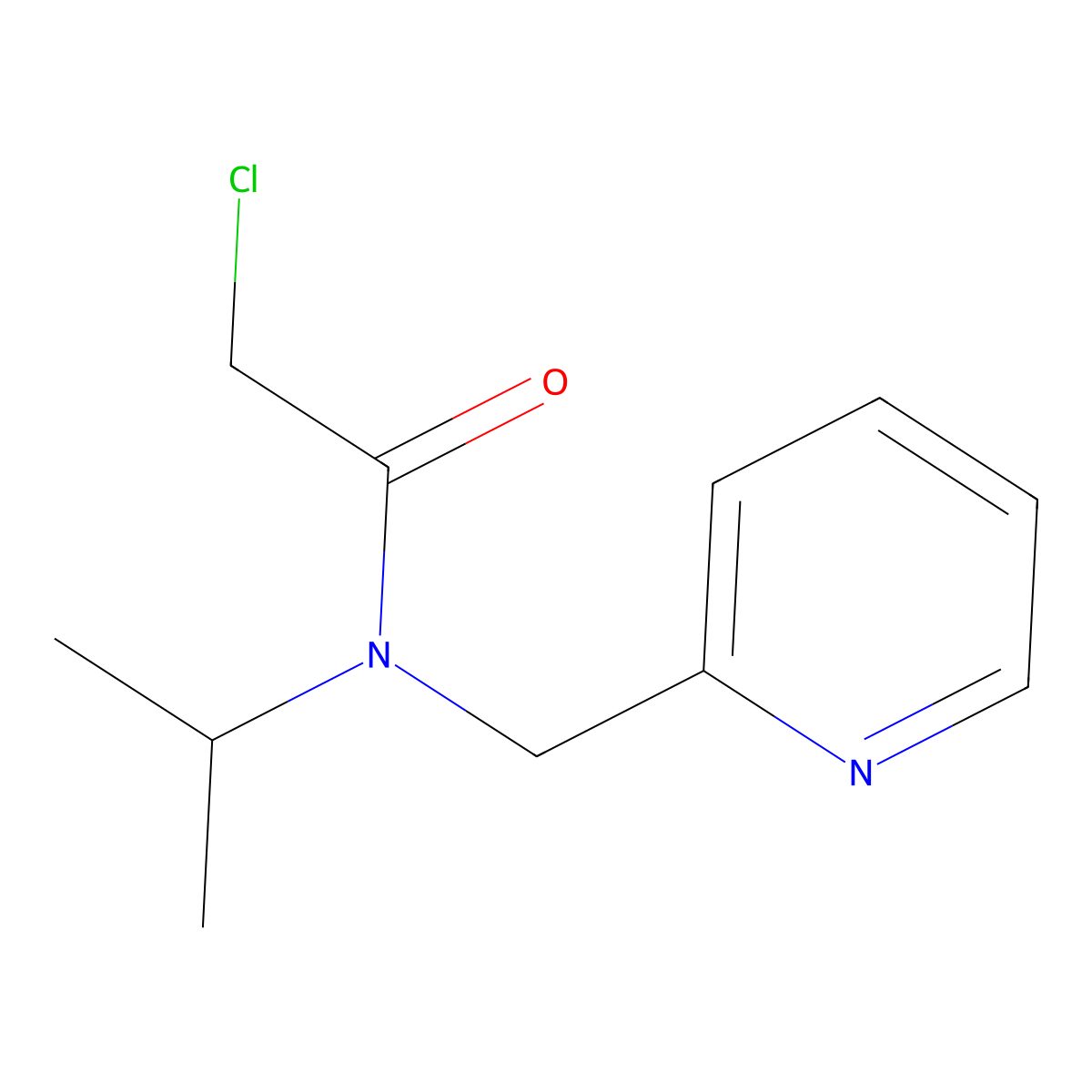 2-Chloro-N-isopropyl-N-pyridin-2-ylmethyl-acetamide molecular structure, CAS 1178697-58-9
