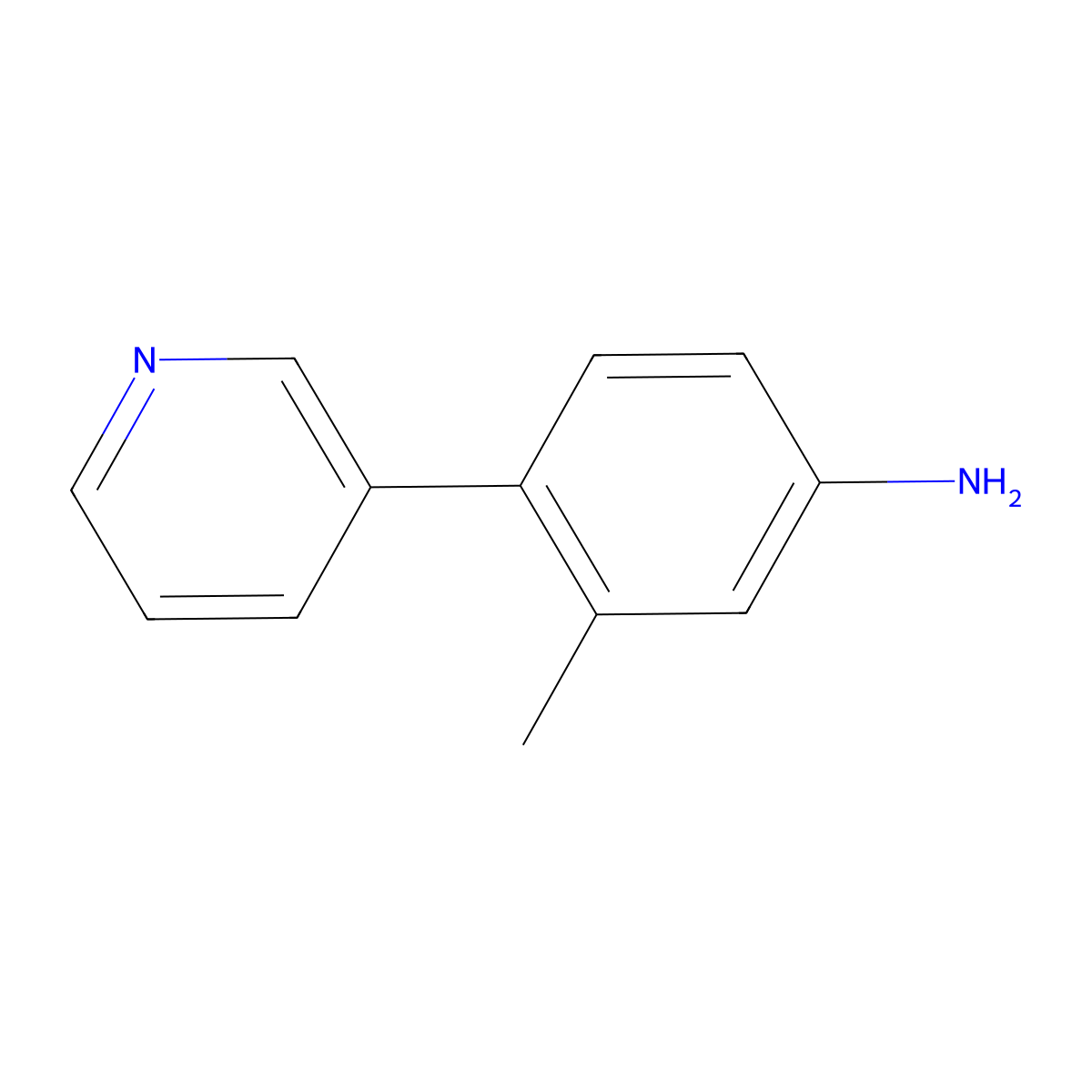 3-Methyl-4-(pyridin-3-yl)aniline molecular structure, CAS 1178779-14-0