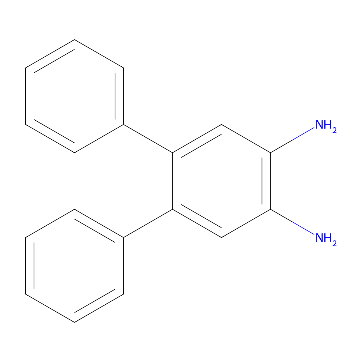 [1,1':2',1''-Terphenyl]-4',5'-diamine molecular structure, CAS 117878-22-5