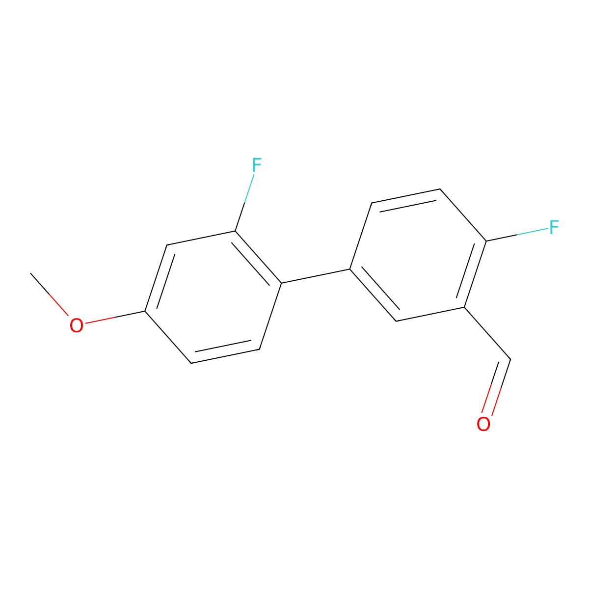 2',4-Difluoro-4'-methoxy[1,1'-biphenyl]-3-carboxaldehyde molecular structure, CAS 1178795-56-6