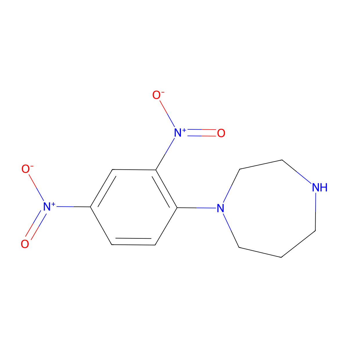 1-(2,4-Dinitrophenyl)-1,4-diazepane molecular structure, CAS 1178816-03-9