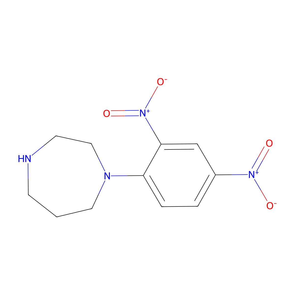 1-(2,4-Dinitrophenyl)-1,4-diazepane molecular structure, CAS 1178816-03-9