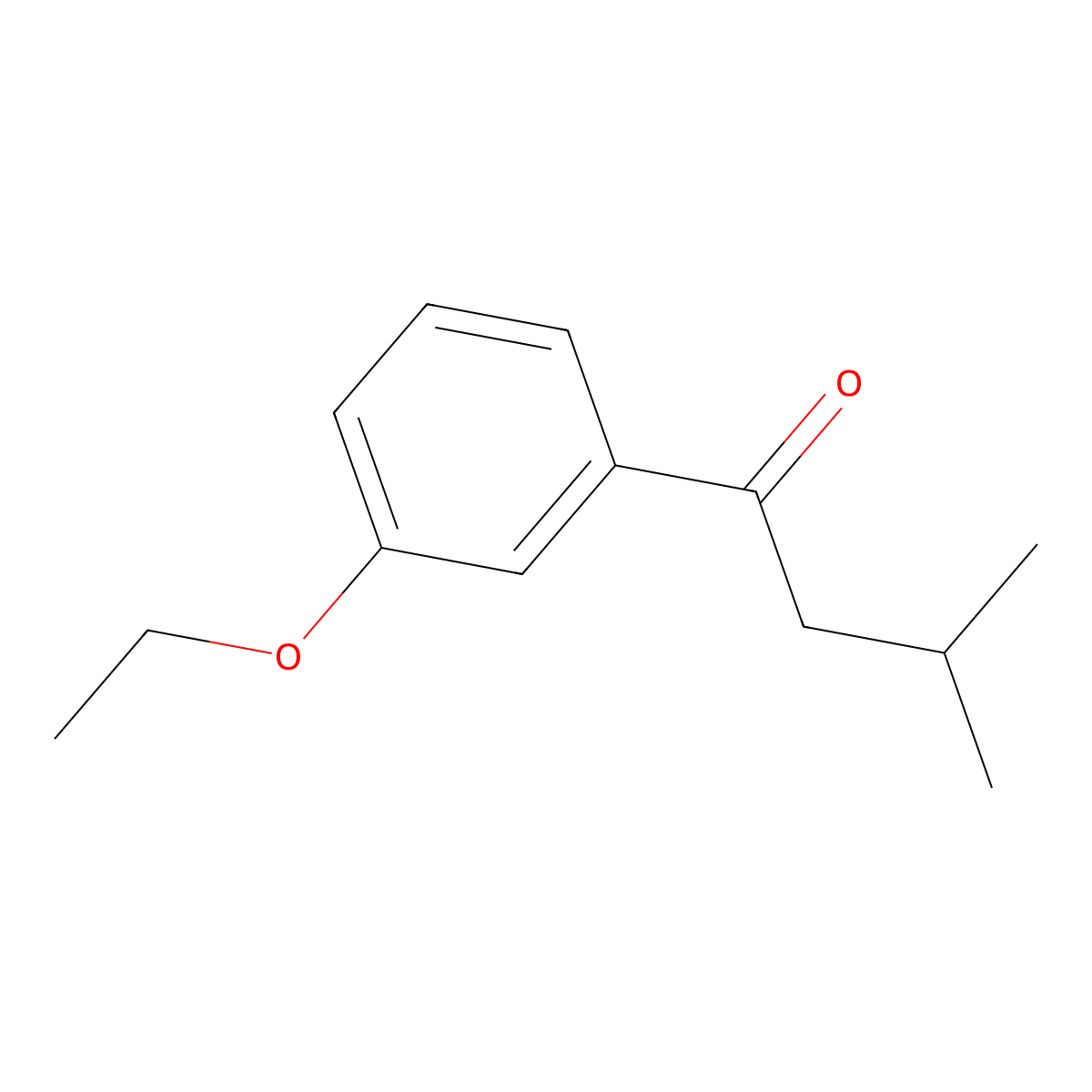 3'-Ethoxy-3-methylbutyrophenone molecular structure, CAS 1178843-46-3